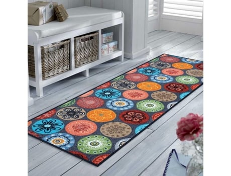 Alfombra WASH + DRY (75 x 120 - Poliamida - Multicolor)