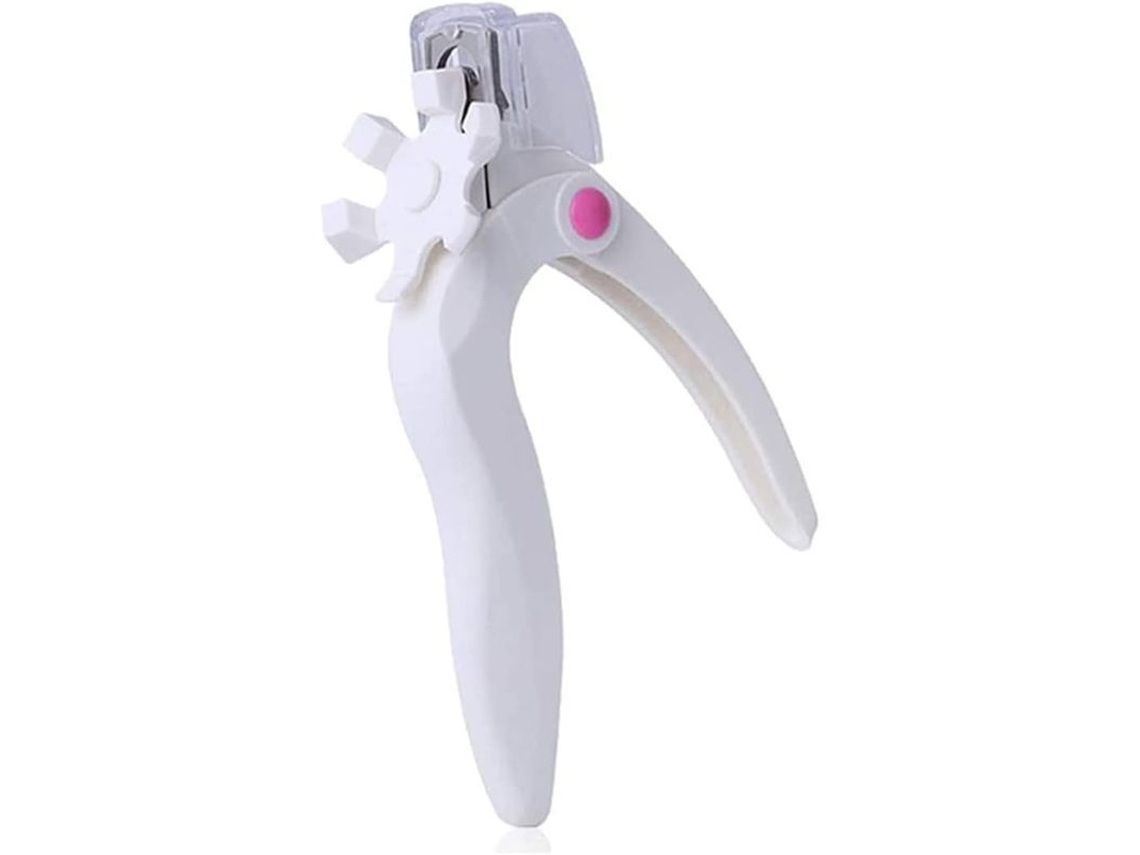 Tijeras Acrílicas En Forma De U Con Tapa Transparente Para Uñas Artificiales Y Naturales.