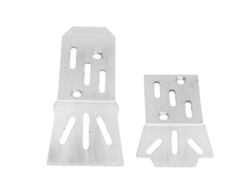 Placa De Protección De Chasis De Acero Inoxidable Para La Armadura Trasera Del Granite Grom 1/18
