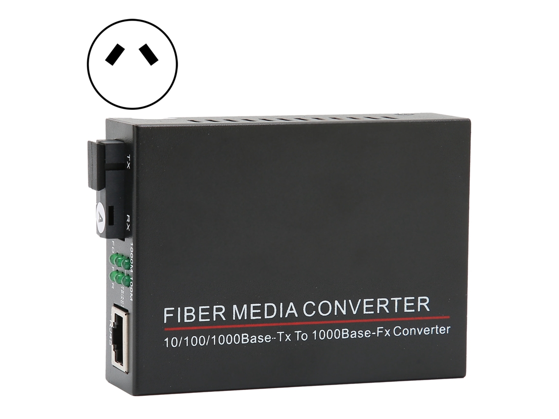 Transceiver De Fibra Óptica Tbc-mc3612es20a 20km/sc/1310nm Roteador Óptico 10/100/1000m