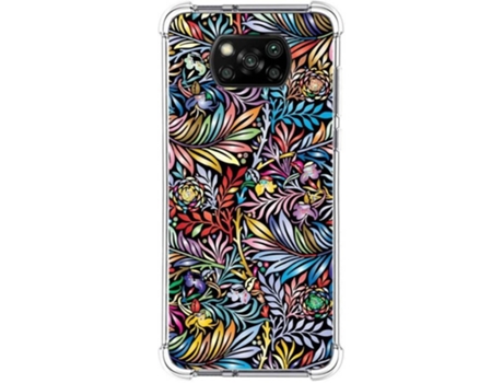 Carcasa Xiaomi POCO X3 NFC TUMUNDOSMARTPHONE Dibujos Antigolpes Flores 04 Multicolor