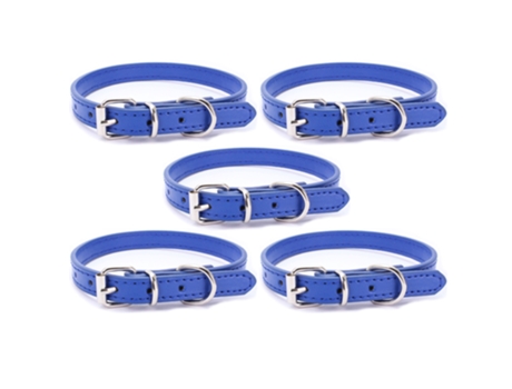 Collar De Perro Collares De Cuero Para Cachorros Collares De Perro Ajustables Para Perros Pequeños Collar De Mascota Multicolor ELKUAIE