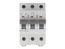 Disjuntor Miniatura 3p 400vca Gym9‑c65 Proteção Contra Sobrecarga e Curto circuito Conforme Iec/en60898‑1 S/MARCA