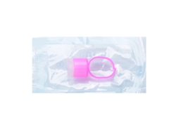 Vaso Desechable Con Soporte Para Esponja Para Tinta De Tatuaje, Para Pigmento De Maquillaje Permanente - Rosa