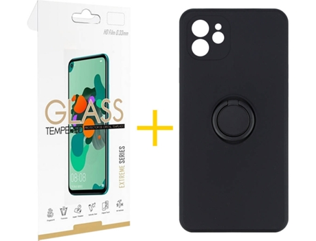 Carcasa + Protector de Pantalla para iPhone 11 SKYHE Negro