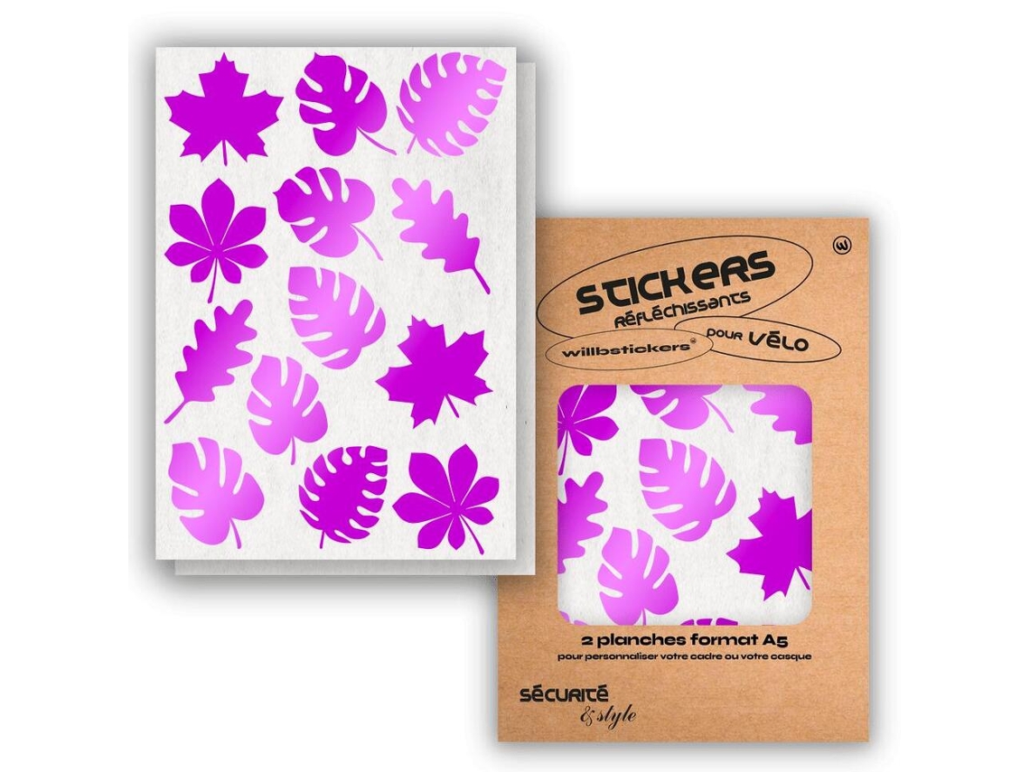 Autocolantes Refletores WILL B STICKERS Talla A5 Hoja