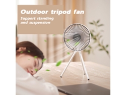 Ventilador Portátil Con Trípode, Recargable Por Usb, Con 3 Velocidades, Ideal Para Acampar, La Oficina En Casa O Picnics (silencioso).