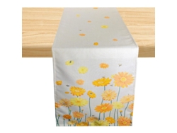 Rebe-funda De Mesa Floral Amarilla Abeja Verano Poliéster 13x72 Pulgadas Para Decoración Y Protección