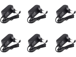 6 Adaptadores De Corriente Ca/cc De 12 V 2 A Y 24 W Con Transformador