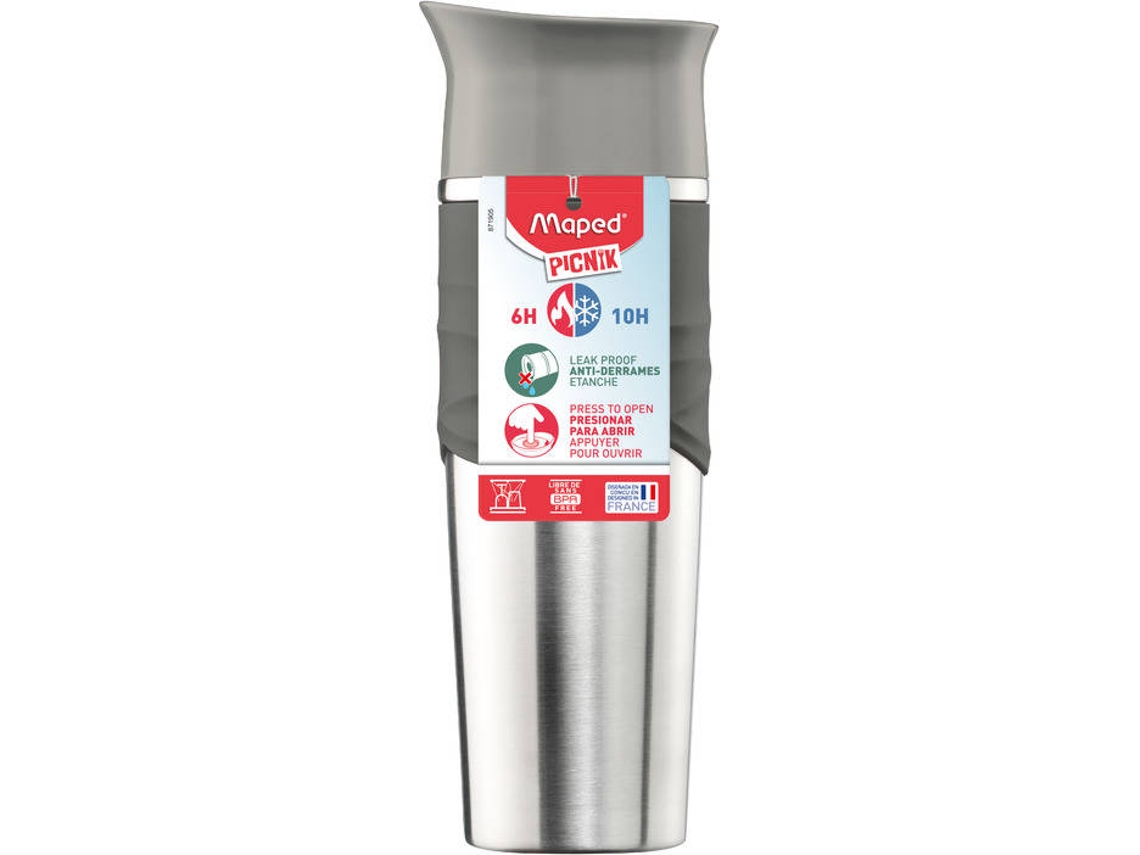 Vaso MAPED PICKNIC Taza Térmica Adulto Concept Gris (320 Ml)