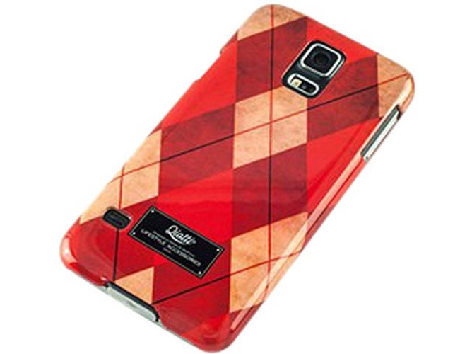 Carcasa Samsung Galaxy S5 QIOTTI Q2500033 Rojo