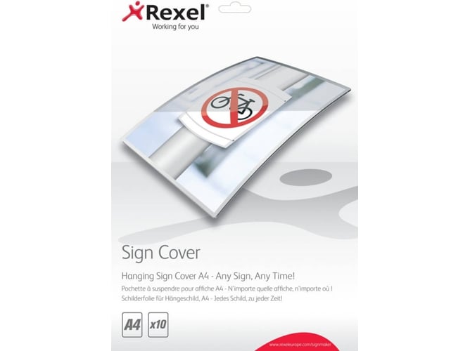 Fundas de Plastificar REXEL 2104253 Transparente (10 un - A4)