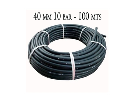 Tuberia Polietileno Agricola 40 Mm 10 Bar 100M Negro SUINGA
