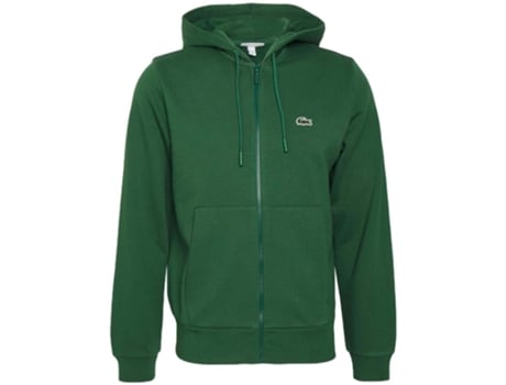 Sudadera de Mujer LACOSTE Capucha Verde (M)