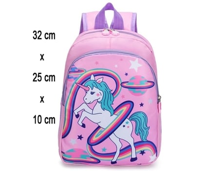 Mochila impermeable para niños, mochila escolar para adolescentes, rosa