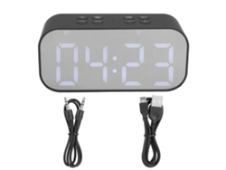 Reloj Despertador Para Exteriores Bluetooth 5.0 Aec Bt501 Con Altavoz Para Música - Negro
