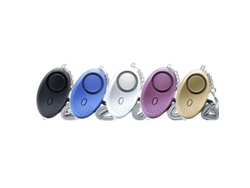 Alarma De Seguridad Aprobada Por La Policía 130db Con Linterna Led Para Emergencias Personales Rosa