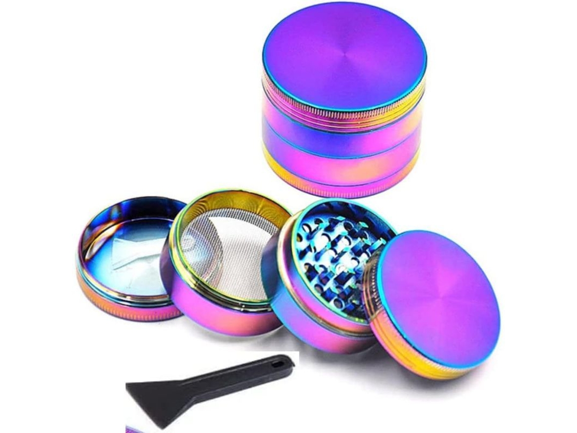 2026-22316-triturador De Hierbas Metal 4 Capas Zinc Alloy 50mm Para Hierbas Secas Y Especias Con Red De Acero Inoxidable Y Cierre Magnético