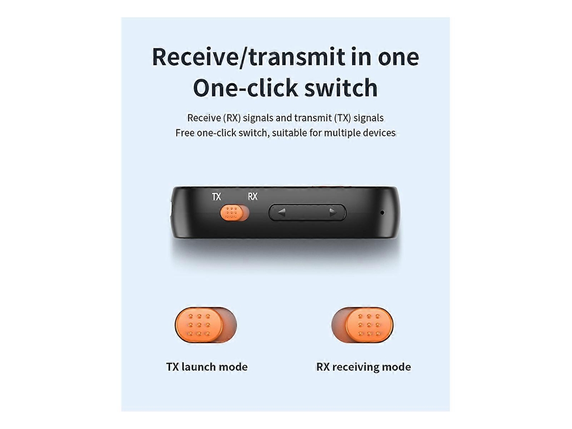 Transmisor y receptor de audio Rosewell Bluetooth 5.3