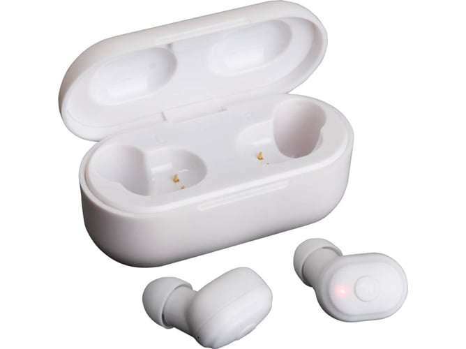 Auriculares Bluetooth True Wireless FONESTAR Twins-2 (In Ear - Micrófono - Blanco)