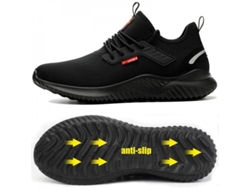 Zapatos De Seguridad Para Hombre Con Puntera De Acero, Antiaplastamiento, Ligeros, Antipenetración, Zapatillas De Trabajo Indestructibles.