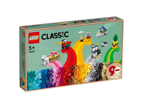 LEGO Classic 90 Años De Diversao 11021 (Edad Mínima: 5 Años - 1100 Piezas)
