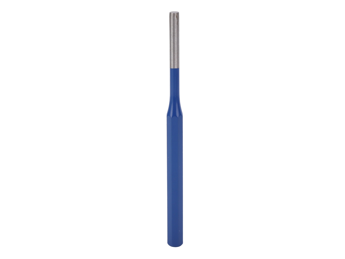 Punzón De Acero Paralelo De Alta Resistencia Con Cabeza Redonda De 6 Mm, 73 G, 15 X 2 X 2 Cm.