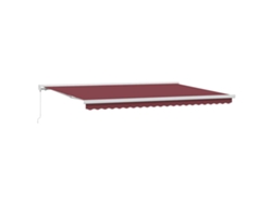 Maison Exclusive - Toldo Retráctil Manual Burdeos 500x300 Cm