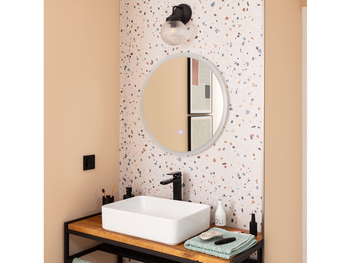 Espejo para Baño LEDKIA con Luz LED y Antivaho Minna 4000K (2,5 x 60 cm)