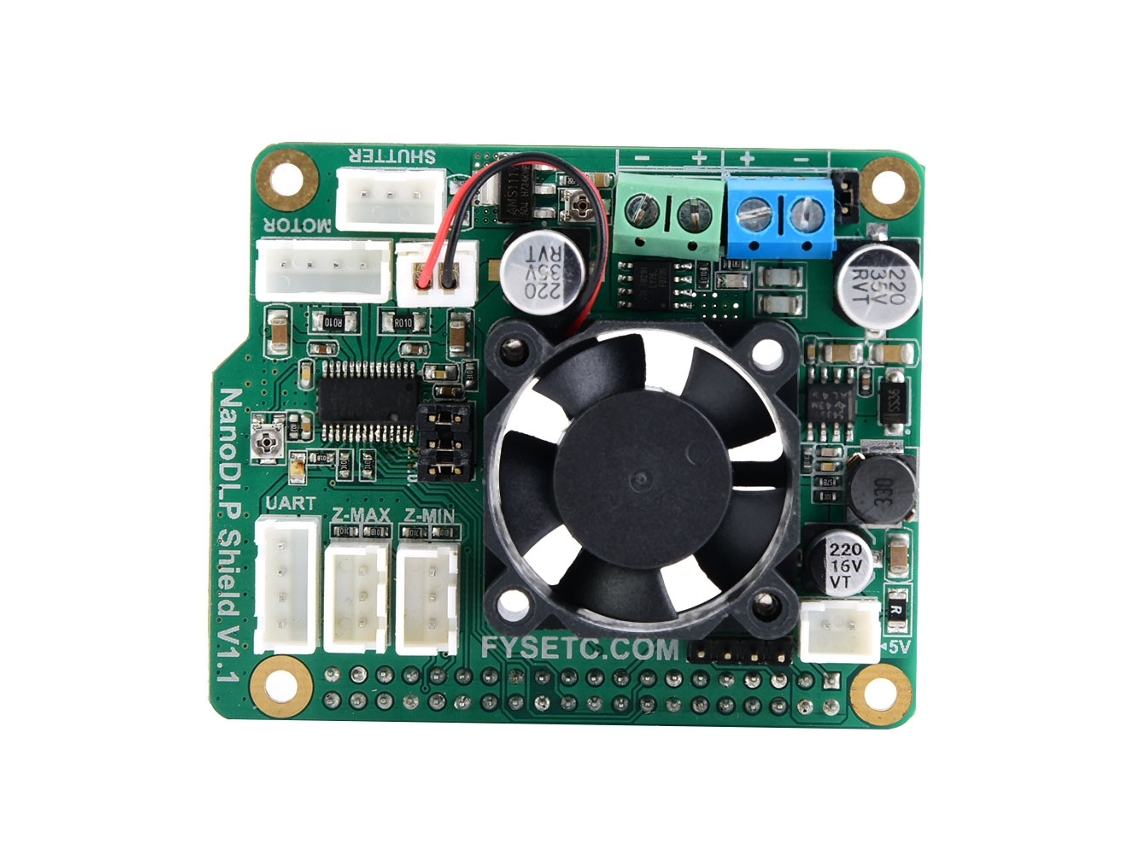 Placa De Expansión Shield V1.1 Con Drv8825 Para Raspberry Pi 3b E Impresoras 3d De Curado Por Luz