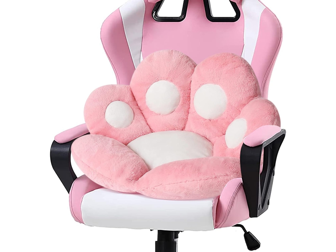Cojín Para Silla, Cómodo Cojín De Felpa Para Asiento De Oficina, Decoración Del Hogar (rosa/60 X 70 Cm) Gertiz