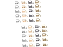 Nuobesty 40 Piezas De Clips De Cinturón De Metal Multicolor Para Accesorios De Bolsos Diy Y
