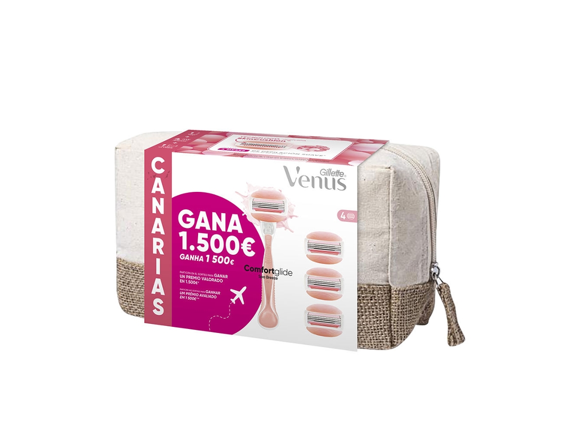 Máquina Venus Spa Breeze Necesario Canarias + 4 Repuestos 4 Cambios GILLETTE