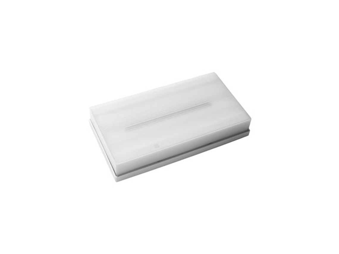 Alumbrado De Emergencia Led Estándar Smart De Superficie (1,1w 5700k 330lm) Ip42/ik07 21x11,2x4cm Color Blanco