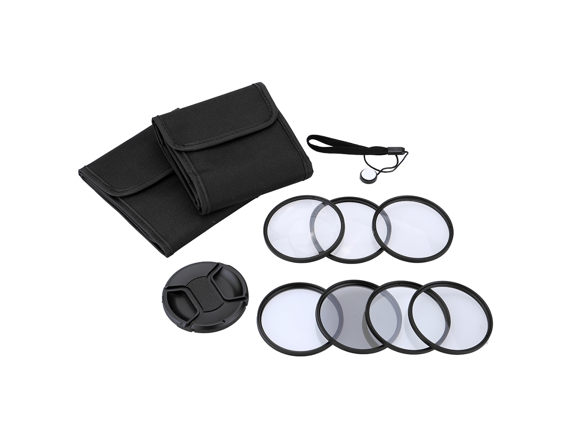 Kit De Filtros 77mm Y 49mm: Uv, Cpl, Star8 Para Cámaras Dslr Canon Y Nikon