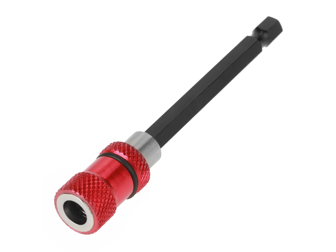 Suporte Para Broca Com Iman E Liberação Rápida 1/4'' Hexagonal, Extensão De Parafusadeira 100mm