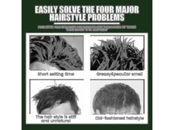 Ouhoe Men's Hair Cream Anti-frizzy Hair Care Styling Gel Natural Volumizing