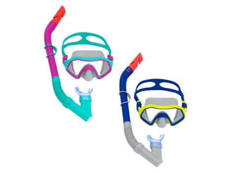 Gafas de Buceo con Tubo Infantiles BESTWAY Azul Naranja (1 unidad)