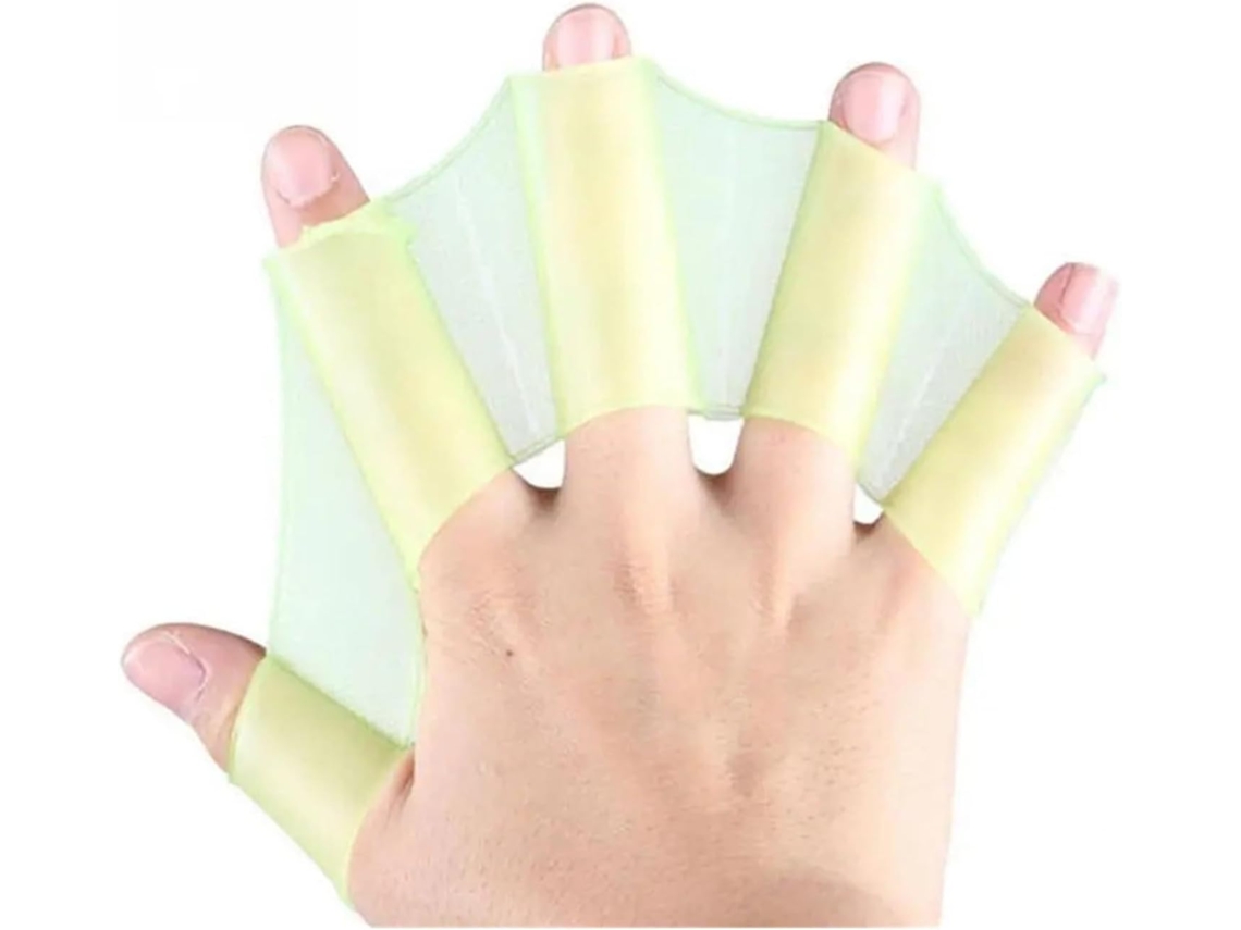 Par De Guantes Naturales Unisex De Silicona, Palmes, Palmés Les Doigts, Pagaie, Équipement Sports