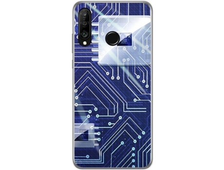 Carcasa Huawei P30 Lite TUMUNDOSMARTPHONE Circuito Multicolor