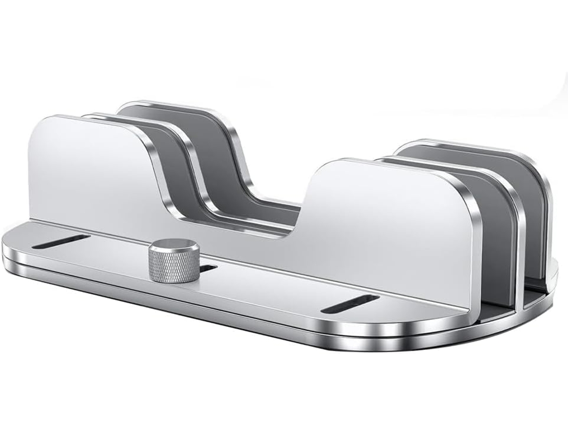 Soporte Vertical Para Ordenador Con Ranuras De Aluminio, Estación De Acoplamiento Y Soporte Para Tablet.