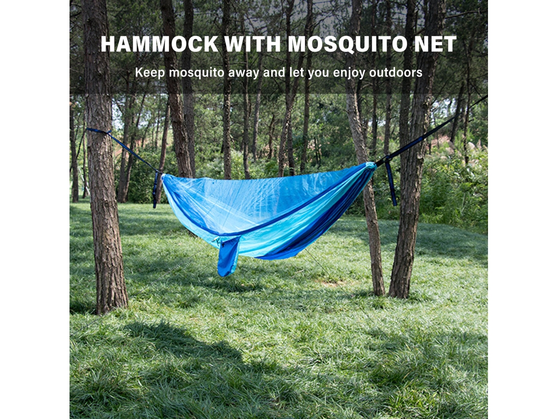 Hamaca De Camping Con Mosquitera, Capacidad De 300 Kg, Fácil Instalación, Portátil Para Camping Y Picnics.