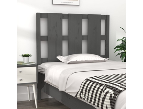 Cabecero de cama VIDAXL Gris Madera (105.5x4x100 cm)