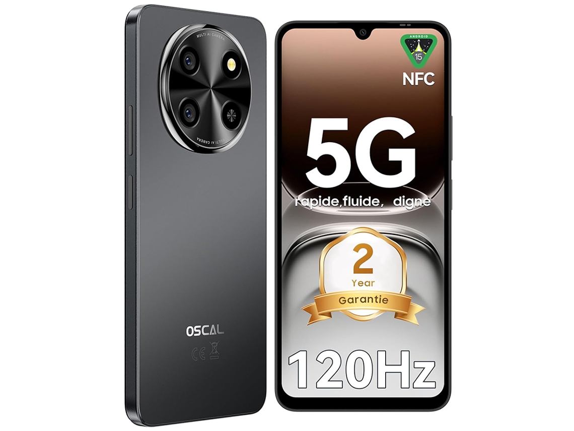 5G Smartphone OSCAL Tiger 8 (6.88'' - 12 GB - 128 GB - Azul)