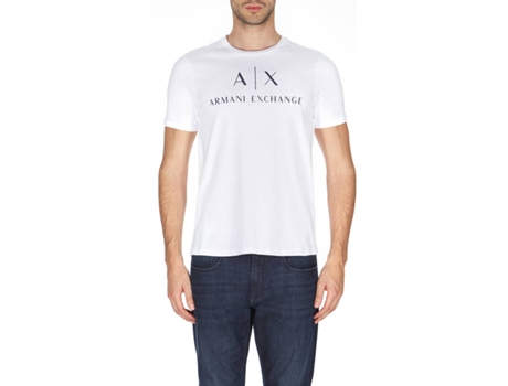 T-shirt ARMANI EXCHANGE Algodón Hombre (XL - Blanco)
