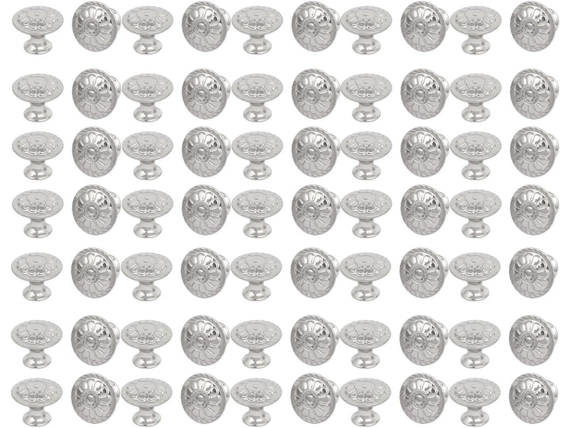 Tiradores Fijación Tornillos, Tono Plateado, 27 X 21 Mm, 70 (15c0a1e893e89b4f59f8ad55aa459026)