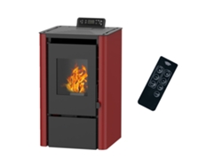 Estufa De Pellets De Aire Anita 7,6 Kw Sannover Burdeos