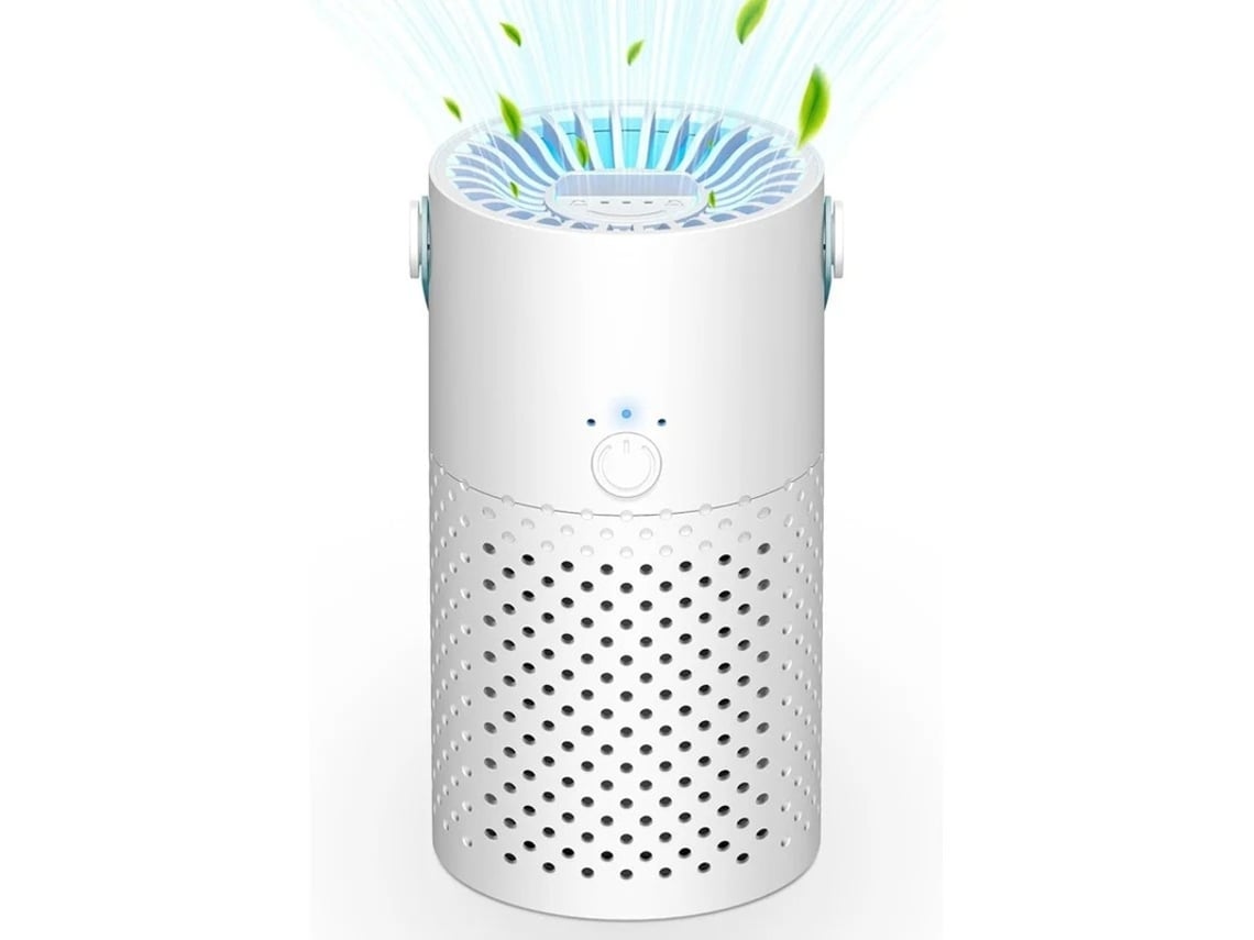 Mini Purificador De Aire Hepa Usb Para Habitación/oficina Yizhood Blanco
