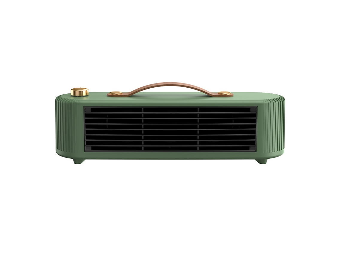 Calefactor Eifson 800w, calienta en 2 segundos, protección contra sobrecalentamiento con apagado automático (verde).