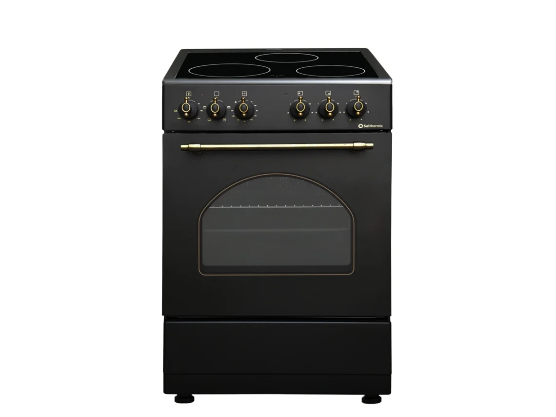 SOLTHERMIC Cocina Rústica Vtc Negra 50X50